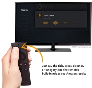The Voice Search on the Fire TV
